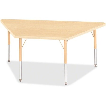 Jonti-Craft TABLE, TRAPEZOID, 30X60, MAPLE JNT6443JCE251